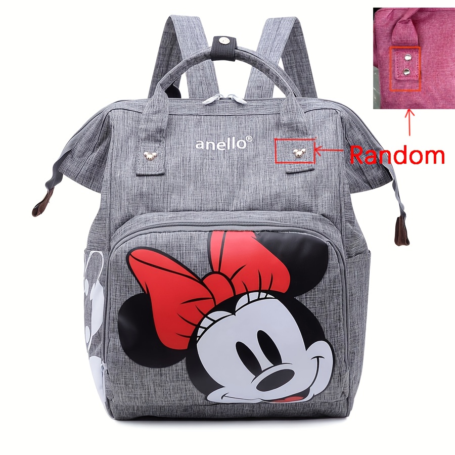Canvas Backpack Casual - Mickey Mouse Kadın Seyahat Sırt Çantası