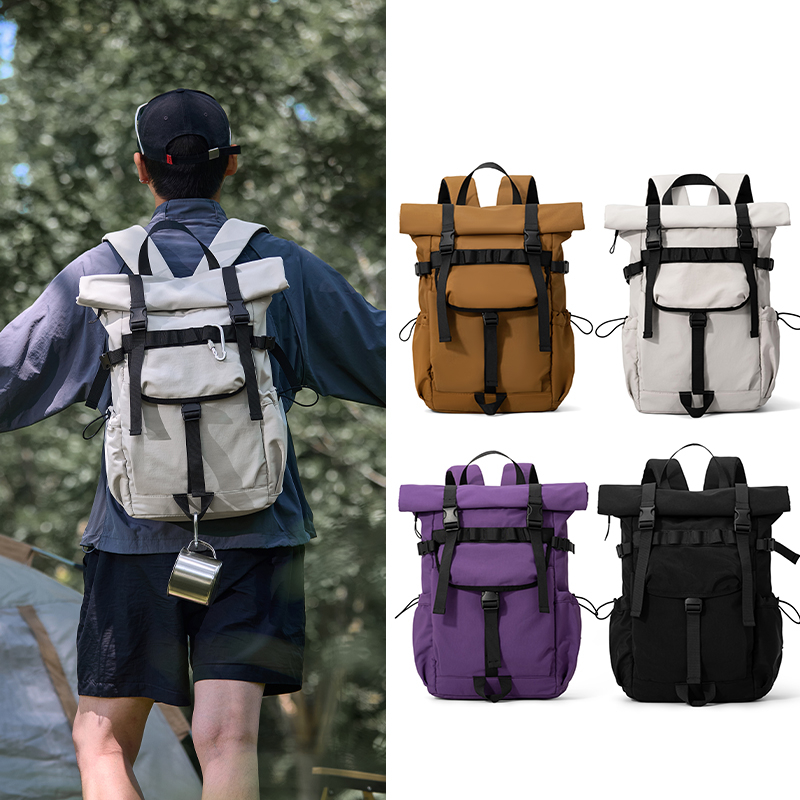 Yeni Erkekler İçin Rulo Ağızlı - Canvas Backpack Casual incelemesi ve fiyatı
