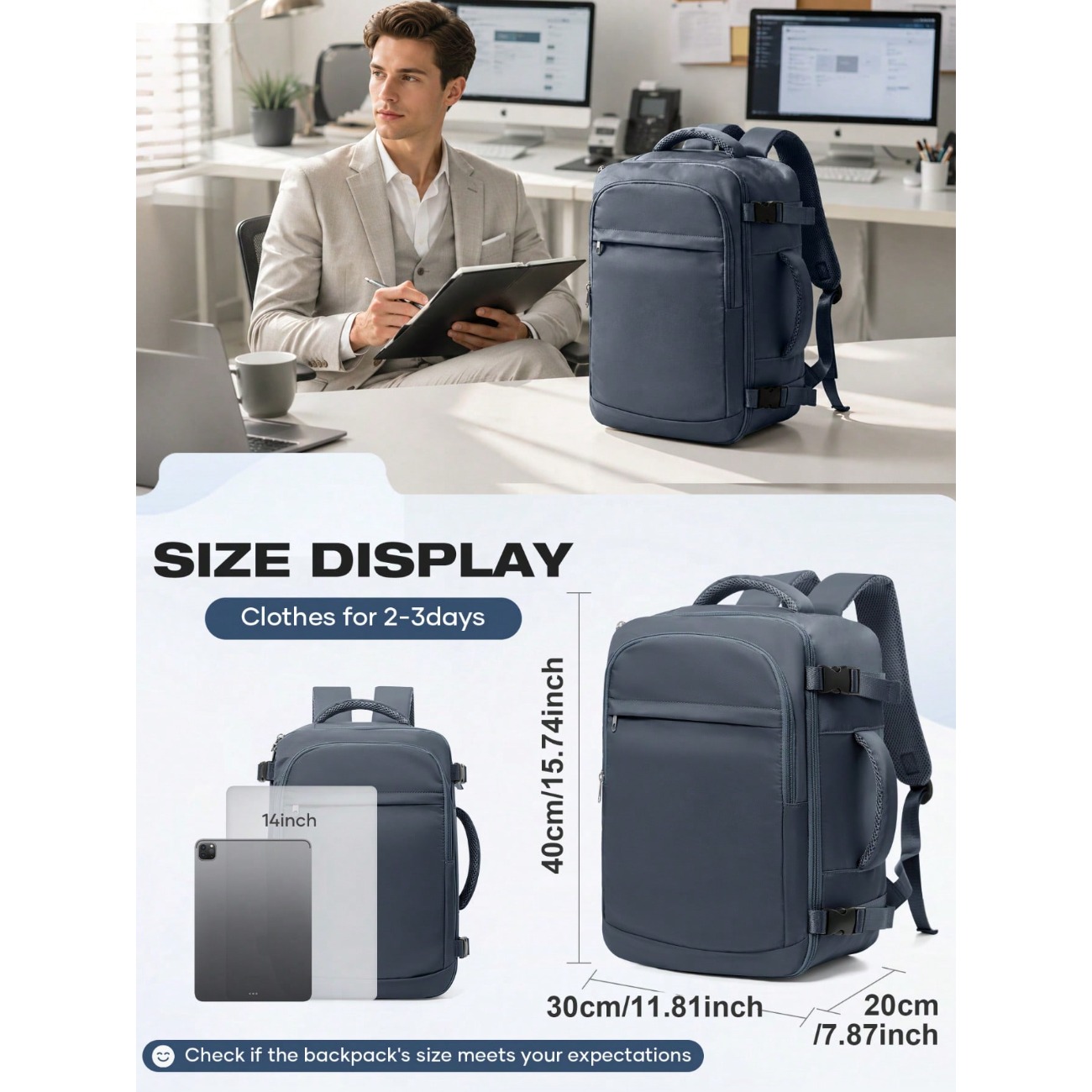 Hafif, Geniş Hacimli Seyahat S - Laptop Backpack 15.6 incelemesi ve fiyatı