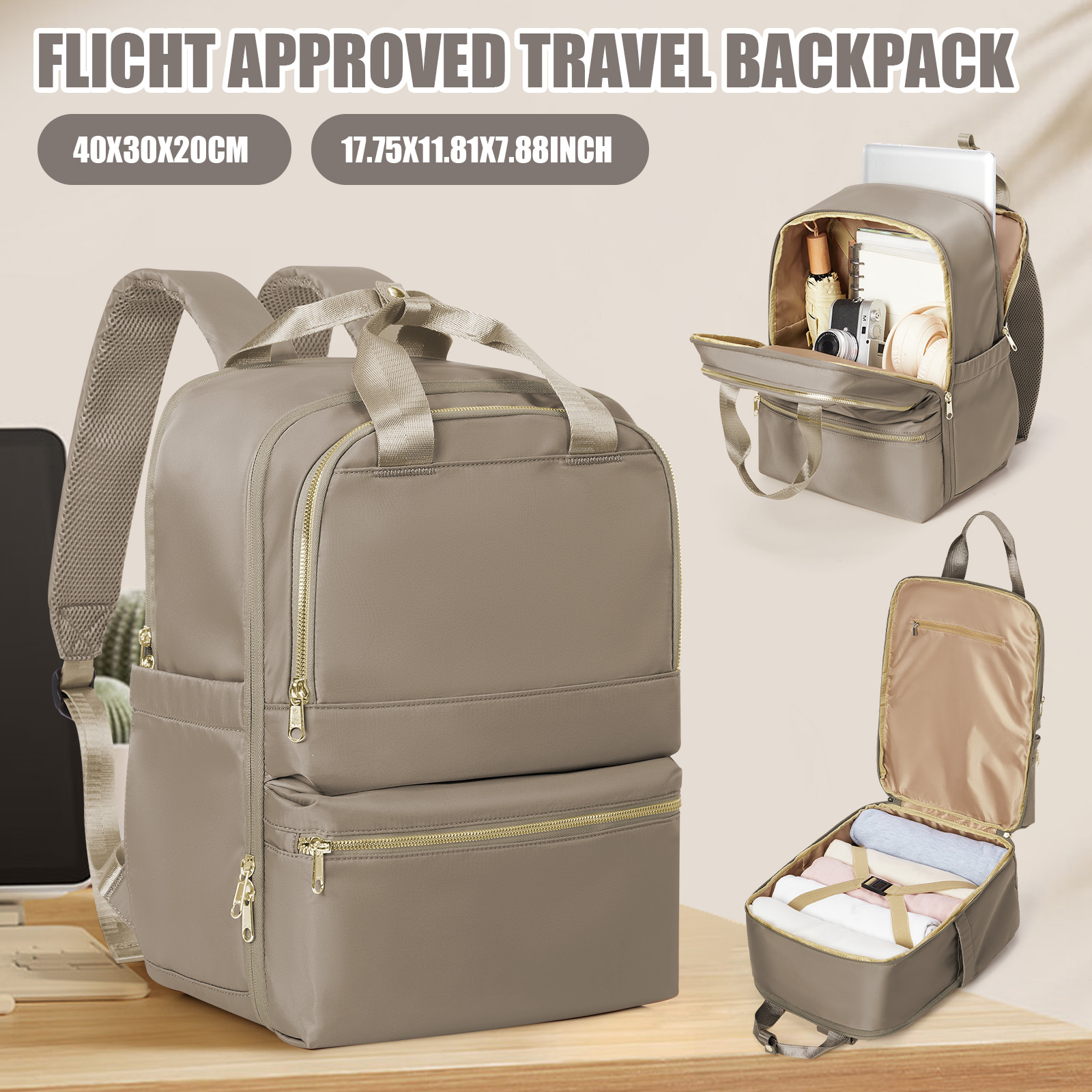 Ryanair 40x30x20 Kadınlar için - Canvas Backpack Casual incelemesi ve fiyatı