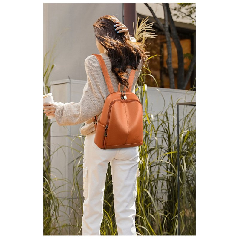 Yeni Kore Yumuşak PU Deri Büyü - Leather Backpack Vintage incelemesi ve fiyatı